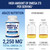 Arazo Nutrition Wild Caught Omega-3 Fish Oil Concentrate – 4,080mg per Serving – High EPA 1200mg & DHA 900mg – 90 Burpless Lemon Softgels