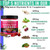 Adndale Magnesium Glycinate 400 mg Gummies with Ashwagandha, Magnesium Malate & Taurate, Tart Cherry, Magnolia Bark, Lemon Balm, Passionflower, Chamomile, L-Theanine, Zinc, Vitamin K2 & D3. 90CT