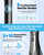 JTF Electric Toothbrush with Water Flosser Combo: 2-in-1 Portable Oral Clean Kit for Effective Yet Gentle Brushing & Flossing, Multiple Modes for Braces & Sensitive Gums Care, Cordless for Home Travel