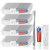 Lilingsty Travel Toothbrushes, Toothbrush Travel Kit with 5 Floss Picks, Toothbrush Holder, Individually Packaged, Suitable for Home, Hotel (50)