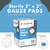 Dealmed 2’’ x 2’’ Sterile Gauze Pads (100 Count) Disposable and Individually Wrapped Medical Gauze Pads, Wound Care Product for First Aid Kit and Medical Facilities (Case of 24)