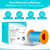 MedVance Silicone Tape Medical, Perforated Surgical Tape Sensitive Skin, Waterproof Tape for Skin, Medical Tape for Wound Care, Eyelash Tape, Gentle Skin Tape, 2" Width (3 Pack, 180 Inches)