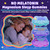 Kids Sleep Gummies, NO Melatonin Sleep Aid Gummies w/ Magnesium Glycinate, Magnesium Malate, L-Theanine, Lavender, B6, Zinc, D3K2 for Restful Sleep, Relax Brain & Muscle, Immune Support, Non-GMO 1Pack