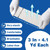 AZEN 200 Pack Gauze Rolls Bandages, 3 in x 4.1 Yards, First Aid Supplies & Premium Medical Supplies, Bandage Wrap Vet Wrap