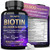 StrongVit Biotin with Hyaluronic Acid, Keratin and Collagen Supplements - 10000mcg for Hair Growth Women and Men - Hair Skin and Nails Vitamins - 120 Capsules