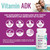 NatureGenX ADK Vitamin Supplement – Vitamins A, D3 & K2 MK-7 for Bone Health & Calcium Absorption – Gluten-Free, Non-GMO, Soy-Free – 60 Capsules (2-Month Supply)