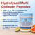 Terranics Multi Collagen Peptides Powder, Type I II III V X Hydrolyzed Collagen for Women+Men, Collagen Supplements, Fast Dissolve, Unflavored Colageno, No Sugar, Keto, 16oz