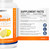 BergaMet Citrus Bergamot Supplement, 170:1 Extract, 1200mg, 80% Polyphenols, Italian Citrus Bergamot Supplement, 60 Capsules, 1 Month, Made in the USA