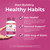 MARYRUTH'S Organics Biotin Gummies | Sugar Free | Vegan | Non-GMO | 2,500 mcg Biotin Supplement | Hair Skin and Nails Vitamins | Hair Growth Vitamins | Hair Growth Supplement | 60 Count