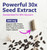 PURE CO USDA Organic Milk Thistle Capsules - 80% Silymarin Supplement for Liver Support- Super Concentrated 300mg of 30:1 Milk Thistle Extract Liver Detox 120 Day Supply