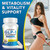 asusxcli GLP-1 Supplement - Dietary Supplement -Synbiotics - Curb Appetite, Boost Metabolism & Support Gut Health for Women & Men Lean Body Support - 90 Capsules