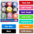 AZEN 36 Pack Self Adhesive Bandage Wrap, 4" X 5 Yards Elastic Cohesive Bandage Wrap, Color Athletic Tape, Tattoo Grip Tape Wrap, Vet Wrap, Ankle Tape