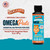 Barlean's Omega Pals Eye Health Liquid, Tangerine Flavored Omega 3 for Kids, Fish Oil Supplement with 500 mg of EPA & DHA Plus Lutein & Zeaxanthin Vitamins for Blue Light Support, 8 oz