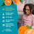 Barlean's Omega Pals Eye Health Liquid, Tangerine Flavored Omega 3 for Kids, Fish Oil Supplement with 500 mg of EPA & DHA Plus Lutein & Zeaxanthin Vitamins for Blue Light Support, 8 oz