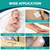 40 Packs Transparent Film Dressing 6'' x 8'' - Waterproof Bandages for Swimming, Showering, Wounds, Post Surgical Shower or IV Shield, Tattoo Aftercare Bandage, Scar Therapy, Adhesive Patches