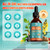 3Pack Sea Moss Drops - Irish Sea Moss Chlorophyll Liquid with Black Seed Oil, Ashwagandha, Moringa, Turmeric, Elderberry, Mullein, Seamoss Gel Supplement for Liver Cleaner, Detox & Gut, Immune Support