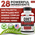 DHT Blocker Hair Growth Supplement - High Potency Biotin & Saw Palmetto for Hair Regrowth - Natural Hair Loss Treatments for Women & Men - Helps Stimulate Hair Follicle Growth