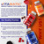 Vitamatic Vitamin B Complex Gummies with Vitamin C & Inositol - Natural Strawberry Flavor - 60 Gummies (3 Bottles)