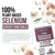 Total Selenium - 200 mcg, Plant-Based - Full Spectrum, Contains 4 Essential Organic Forms of Selenium Including Selenomethionine - Derived from Garlic - 60 Capsules