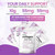 Multi Collagen Peptides Powder, 1 Pounds collagen powder- Type I,II,III,V,X with Biotin, Hyaluronic acid powder, Vitamin C - Unflavored Collagen Protein Powder - Keto & Paleo, Easy Dissolve