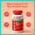 SmartyPants Kids Bone Support 4-in-1 Gummies with Calcium, Vitamin D3, K2 & Phosphorus for Growing Bones, Strawberry Mango, 60 Count (30 Day Supply)