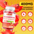 Magnesium Oxide Gummies 400mg, Chewable Magnesium Oxide Supplement for Adults & Kids, Muscle Function Support, Non-GMO, Sugar-Free, Strawberry Flavor, 60 Count