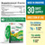 LABO Nutrition Bioactive Organic Fiber – Sunfiber PHGG Soluble Prebiotic Fiber for Digestive Regularity & Gut Health – Partially Hydrolyzed Guar Gum, Low FODMAP, Unflavored, Vegan, Non-GMO, 30 Sachets