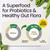 LABO Nutrition Bioactive Organic Fiber – Sunfiber PHGG Soluble Prebiotic Fiber for Digestive Regularity & Gut Health – Partially Hydrolyzed Guar Gum, Low FODMAP, Unflavored, Vegan, Non-GMO, 30 Sachets