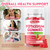 2 Pack Potassium Gummies 1000mg, Potassium Bicarbonate Supplement for Adults & Kids, Potassium Supplement for Electrolyte Balance & Muscle Heath, Sugar-Free, Strawberry Flavor, 120 Count