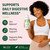 Soursop Bitters Liquid for Digestive Health,Gut Detox&Cleanse,Antioxidant,Immune Support,Skin Health-Pure 15 Herb Guanabana Tea with Black Seed,Moringa & Turmeric,98% High Absorption,Non-GMO 16 fl oz
