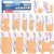 CXYARY 1000 Counts Assorted Bandages Bulk Variety Pack,12 Styles Flexible Heavy Duty Waterproof Bandages Individually Wrapped Used for Emergency Treatment and Skin Wound Care, Latex Free