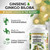 GreeNatr Ginko Biloba & Panax Ginseng Supplement - Red Ginseng Brain Supplement for Memory and Focus - Ginkgo Biloba Supplements for Good Vision, Immune System and Improved Blood Flow - 120 Tablets