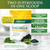 Sunlit Best USDA Organic Chlorella Spirulina Powder - 100% Raw & Vegan Source of Protein & Chlorophyll | Non GMO & Gluten Free Superfood Energy Drink | Gut Health & Immune Support Supplement, 8 oz