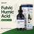 Fulvic Humic Acid 75 + Ionic Trace Minerals - Plant Derived in USA - Fulvic Acid Minerals Concentrate for Energy, Gut Health and Hydration- 1 gram of Liquid Supplement per Serving - 2 oz.