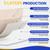 40 Pack Silicone Foam Dressing 4"x4" with Adhesive Border, High Absorbency Silicone Bandages, Waterproof Foam Bandages for Wounds Care, Bed Sore, Diabetic Foot Ulcers
