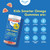 GOJOY Kids Omega 3 DHA Gummies – No Fish Burps, No Sugar – Brain, Eye & Immune Support – Plant-Based Omega-3 from Algae – Vegan, Clean DHA for Toddlers, Children & Kids Ages 3+