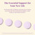 Barimelts ADEK - 60 Fast-Dissolving Tablets (2-Month Supply) - Sugar-Free Bariatric Vitamins for Women Including Vitamin A, Vitamin D, Vitamin E & Vitamin K, Natural Strawberry Flavor​