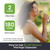 B'LEAF NATURE Moringa Leaf Vegan Capsules 1000mg Serving, 180 Count
