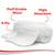 HEALQU Kerlix Type Gauze Bandage Rolls - 4 ½ in x 4.1 Yds, 6 Ply - 24 Single Sterile Pocuhes - Extra Absorbency, Latex Free, Hospital Grade Cotton Krinkle Fluff Bandage Wrap - Wound Care & First Aid