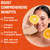Vemluta 2 Pack Liposomal Vitamin C 2000mg Gummies Complex Rose Hips with D3 5000IU,Elderberry Echinacea,Iron & Zinc for Adults Kids Immune,Antioxidant & Collagen Support,Orange Flavor, 120Count