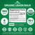 Zazzee USDA Organic Lemon Balm 10:1 Extract, 180 Capsules, 6 Month Supply