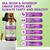 Sea Moss Liquid Drops with Black Seed Oil & Ashwagandha - Organic Irish Sea Moss, Bladderwrack, Burdock Root, Elderberry, Soursop & Turmeric - Seamoss Supplement for Immune, Gut Health, Hair Support