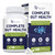 Migcopat Probiotic Prebiotic, Postbiotic & Digestive Enzymes for Digestive Health, 80 Billion CFU Probiotics Complete Gut Support with Berberine, Cinnamon, L-Glutamine, for Men & Women, 120 Capsules