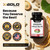 X Gold Health Korean Red Panax Ginseng 1200mg + Ginkgo Biloba, Energy, Memory, Focus, Mental Clarity & Cognitive Support, Brain Health Supplement for Men & Women, Non-GMO, Vegan, 120 Capsules