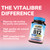 Vitalibre Vitamin B12 5000 mcg, Sublingual Methylcobalamin, Natural Peach Flavor, Nervous System Health, Energy Support, No Sugar, 300 Fast Dissolve Tablets
