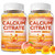 Calcium Citrate Gummies - 1200mg Calcium Gummies Supplements for Women & Men with Vitamin D3, K2, Magnesium, Zinc High Absorption for Bone, Muscle & Immune Support, Peach & Mango Flavor, 120 Count
