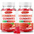 MEENCCD 2 Pack Berberine Gummies with Ceylon Cinnamon, Berberine HCL Supplement for Immune Support, Sugar Free, Vegan, Strawberry Flavor, 120 Count
