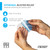 2Toms Skin-On-Skin Soothing Hydrogel Circles for Blisters, Chafing, Stings, Irritations, and Pain Relief, 48 3-Inch Circles