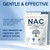 SEAFLEX NAC 600mg Non-GMO, Gluten Free,Organic NAC Supplement N-Acetyl Cysteine Capsules with NAD+ for Cellular & Lung Health, 300 Softgels