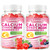 Calcium Citrate Gummies 1200mg with Vitamin D3 & K2 Supplements for Women & Men, High Absorption Calcium Gummies Plus Magnesium, Zinc for Strong Bones & Immune Support Mixed Berry Flavor, 2 Pack